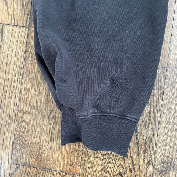 Tibi Calder Sculpted Jogger Sweatpants Black Cotton French Terry XS - Picture 9 of 11